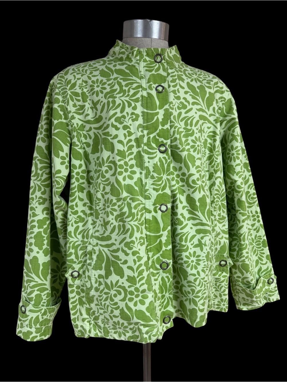 Coldwater Creek Light Green plus size jacket blazer - Picture 2 of 12